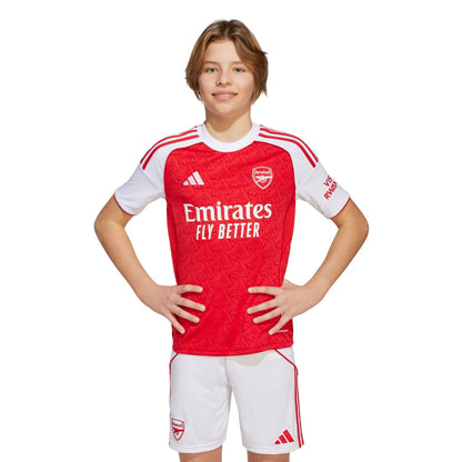 Red - Lifestyle - Adidas Childrens-Kids Arsenal FC Raglan T-Shirt