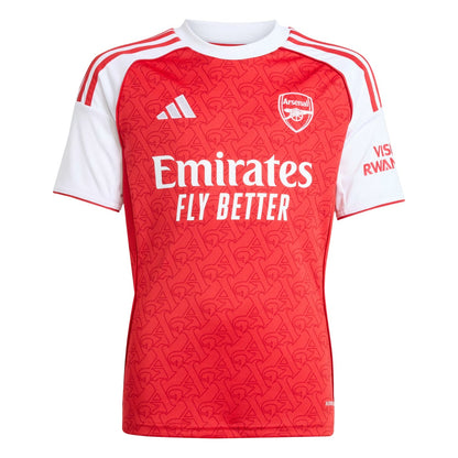 Red - Front - Adidas Childrens-Kids Arsenal FC Raglan T-Shirt