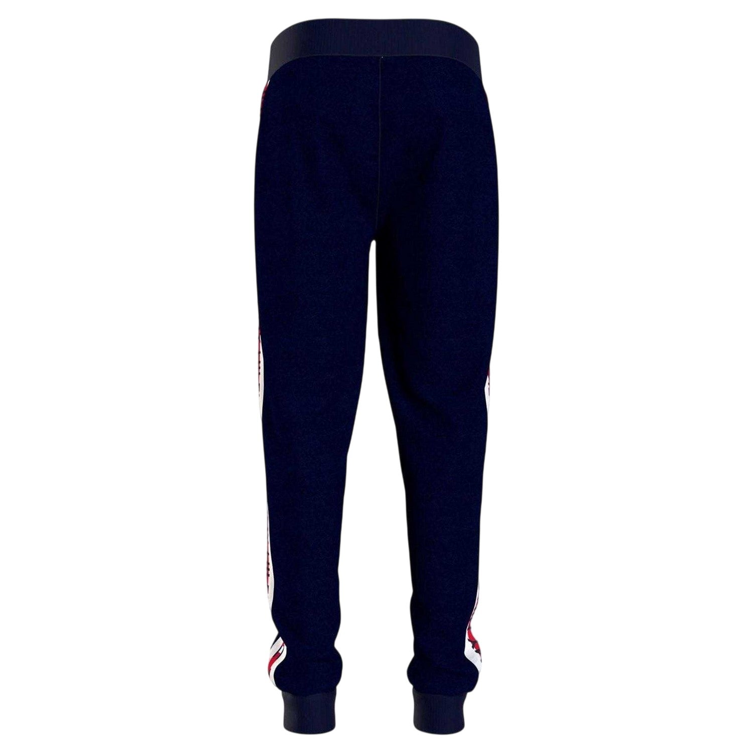 Blue - Back - Tommy Hilfiger Mens Cotton Logo Jogging Bottoms