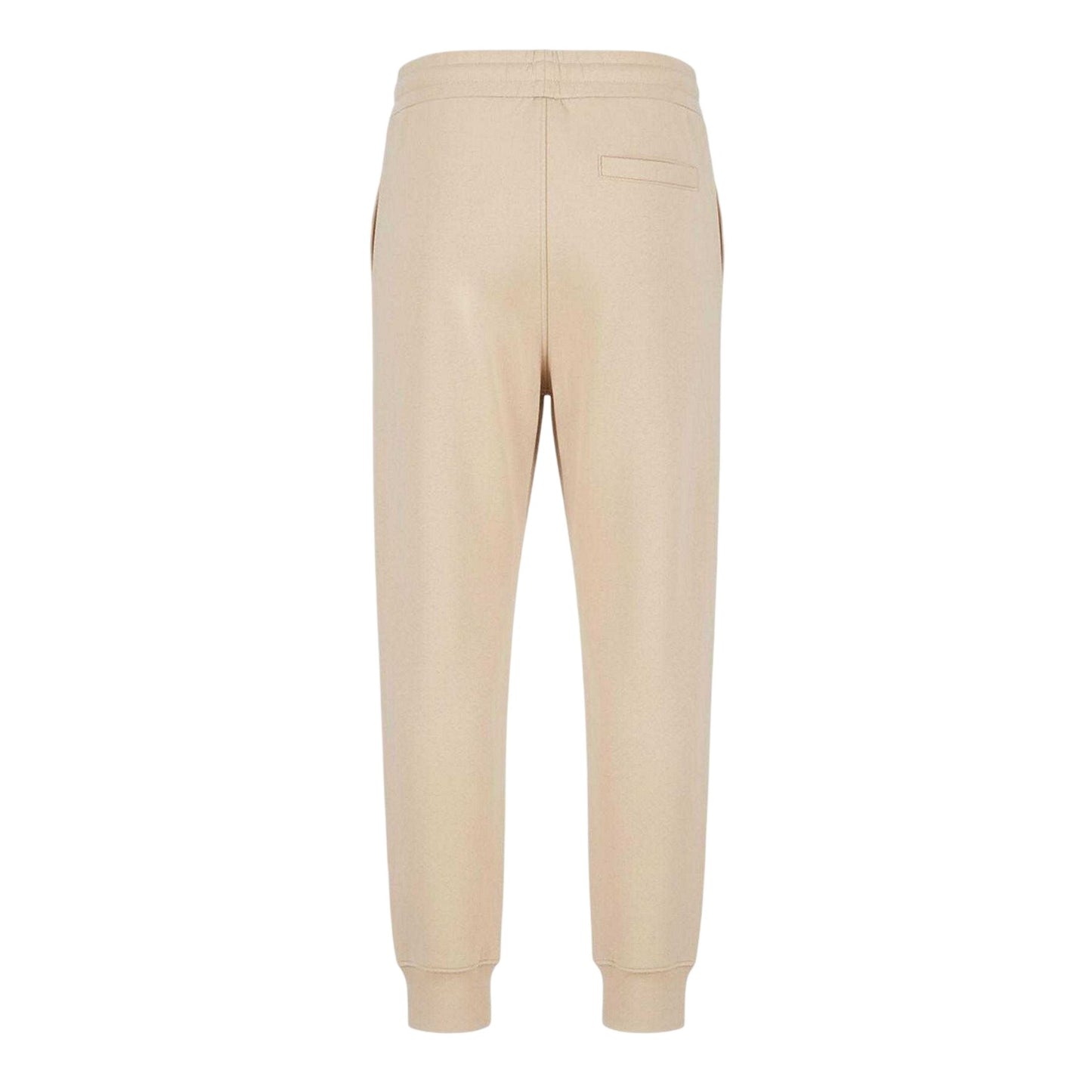 Beige - Back - Armani Exchange Mens Cotton Logo Trousers