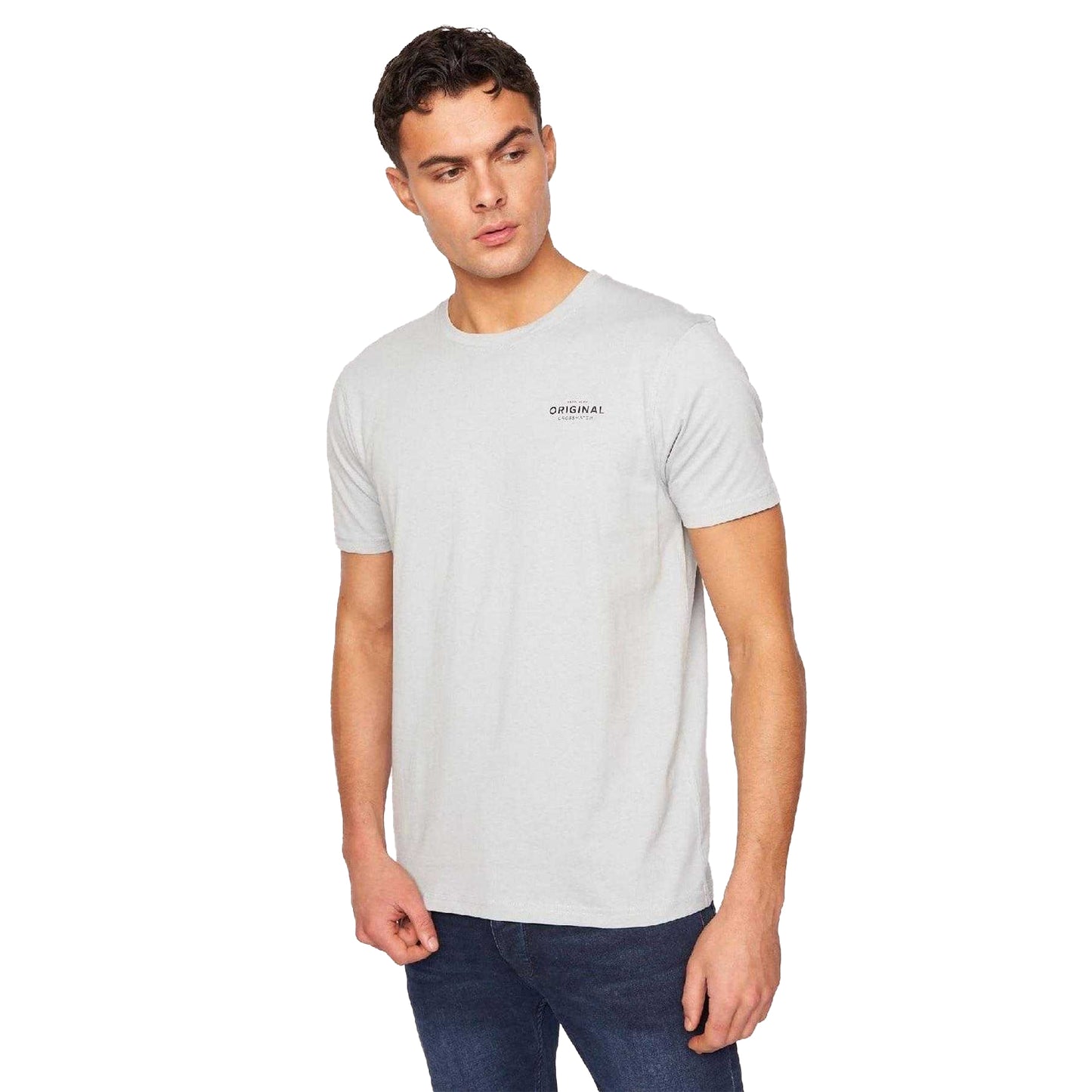 Multicoloured - Back - Crosshatch Mens Bailtee Logo Cotton T-Shirt (Pack of 5)