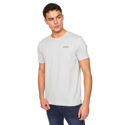 Multicoloured - Back - Crosshatch Mens Bailtee Logo Cotton T-Shirt (Pack of 5)