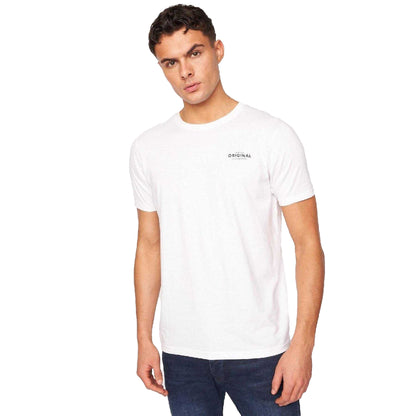 Multicoloured - Side - Crosshatch Mens Bailtee Logo Cotton T-Shirt (Pack of 5)