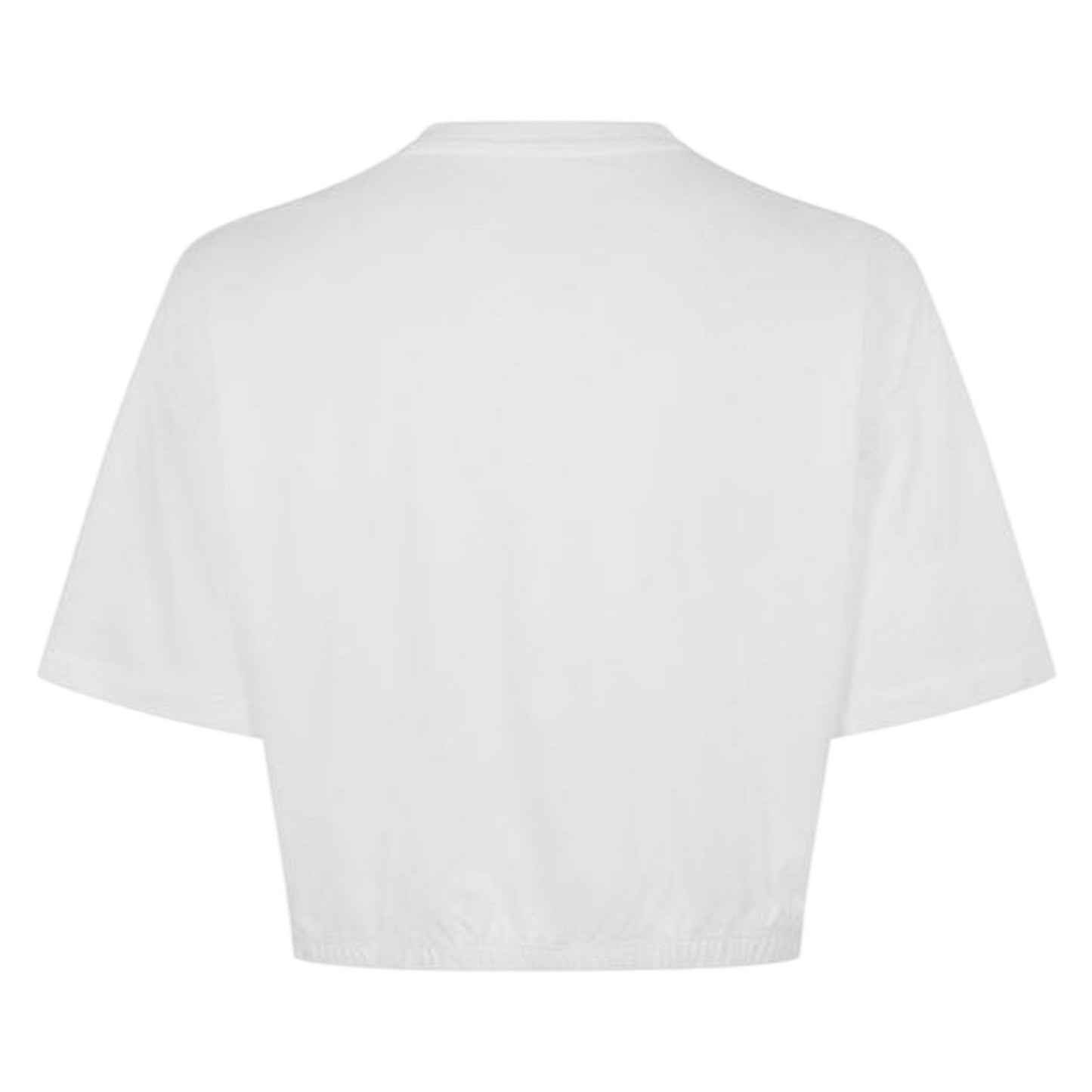 White - Back - Reebok Womens-Ladies Cotton Regular Crop T-Shirt