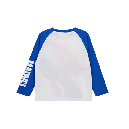 Blue-Red-White - Back - Spider-Man Childrens-Kids Character Long-Sleeved T-Shirt