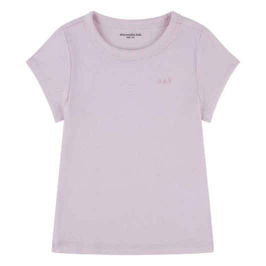 Pink - Front - Abercrombie & Fitch Childrens-Kids T-Shirt
