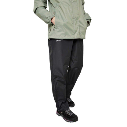 Black - Side - Gelert Womens-Ladies Horizon Logo All Weather Trousers