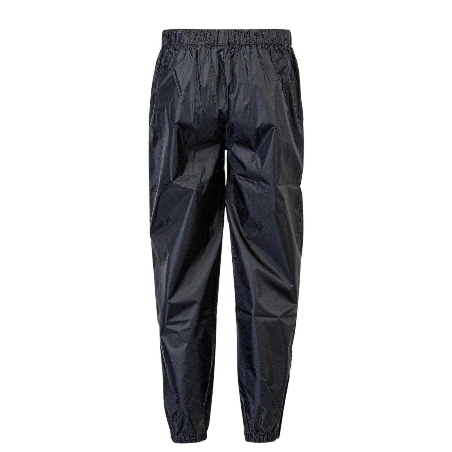 Black - Back - Sondico Mens Polyester Logo Rain Trousers