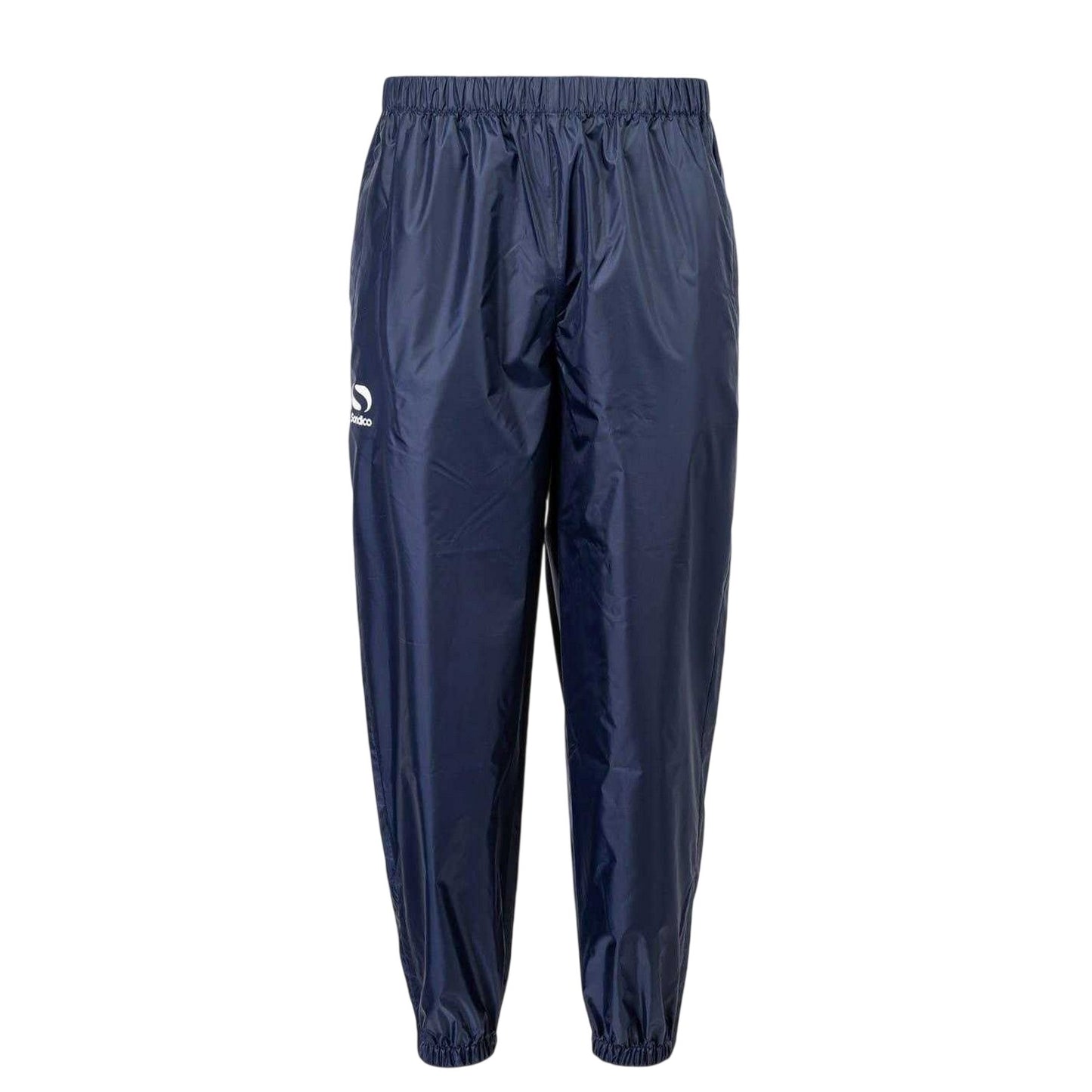 Navy - Front - Sondico Mens Polyester Logo Rain Trousers