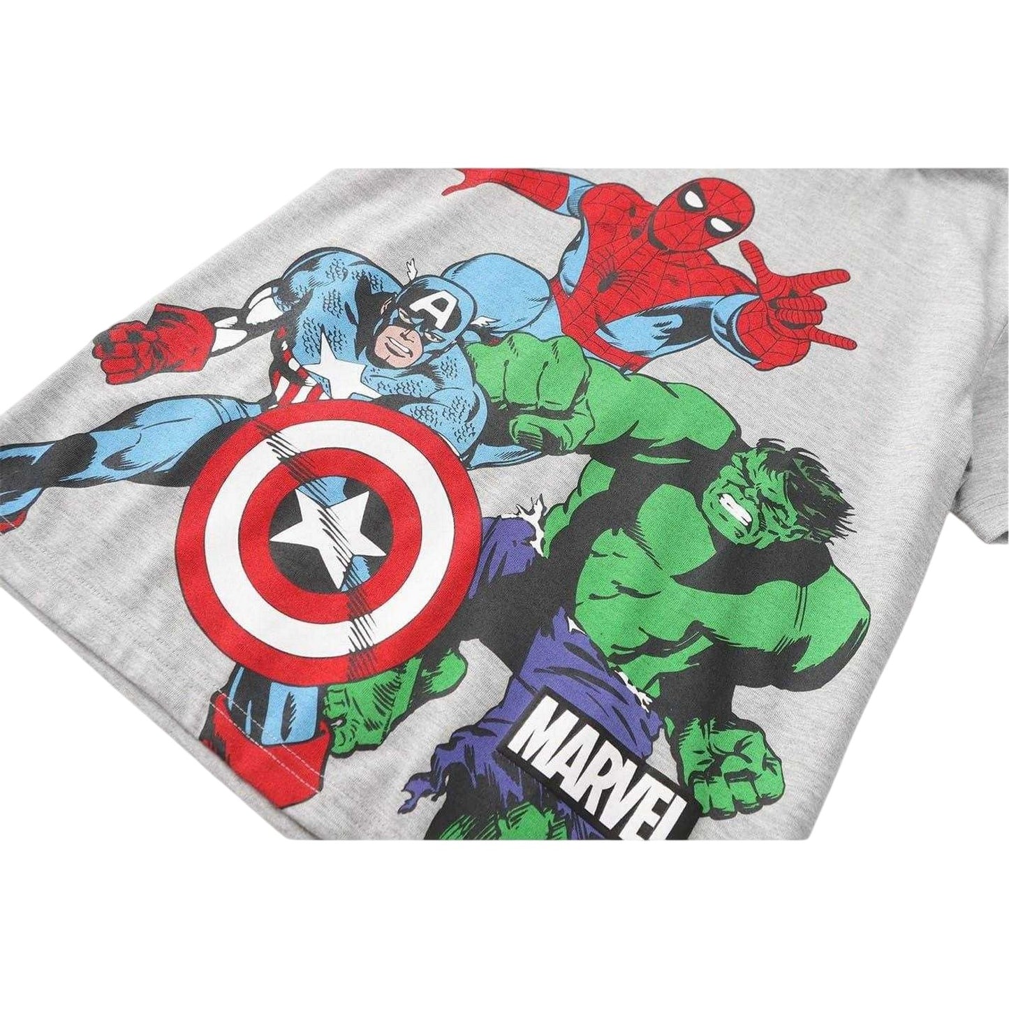 Grey - Lifestyle - Marvel Childrens-Kids Graphic Print Cotton T-Shirt