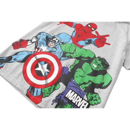 Grey - Lifestyle - Marvel Childrens-Kids Graphic Print Cotton T-Shirt