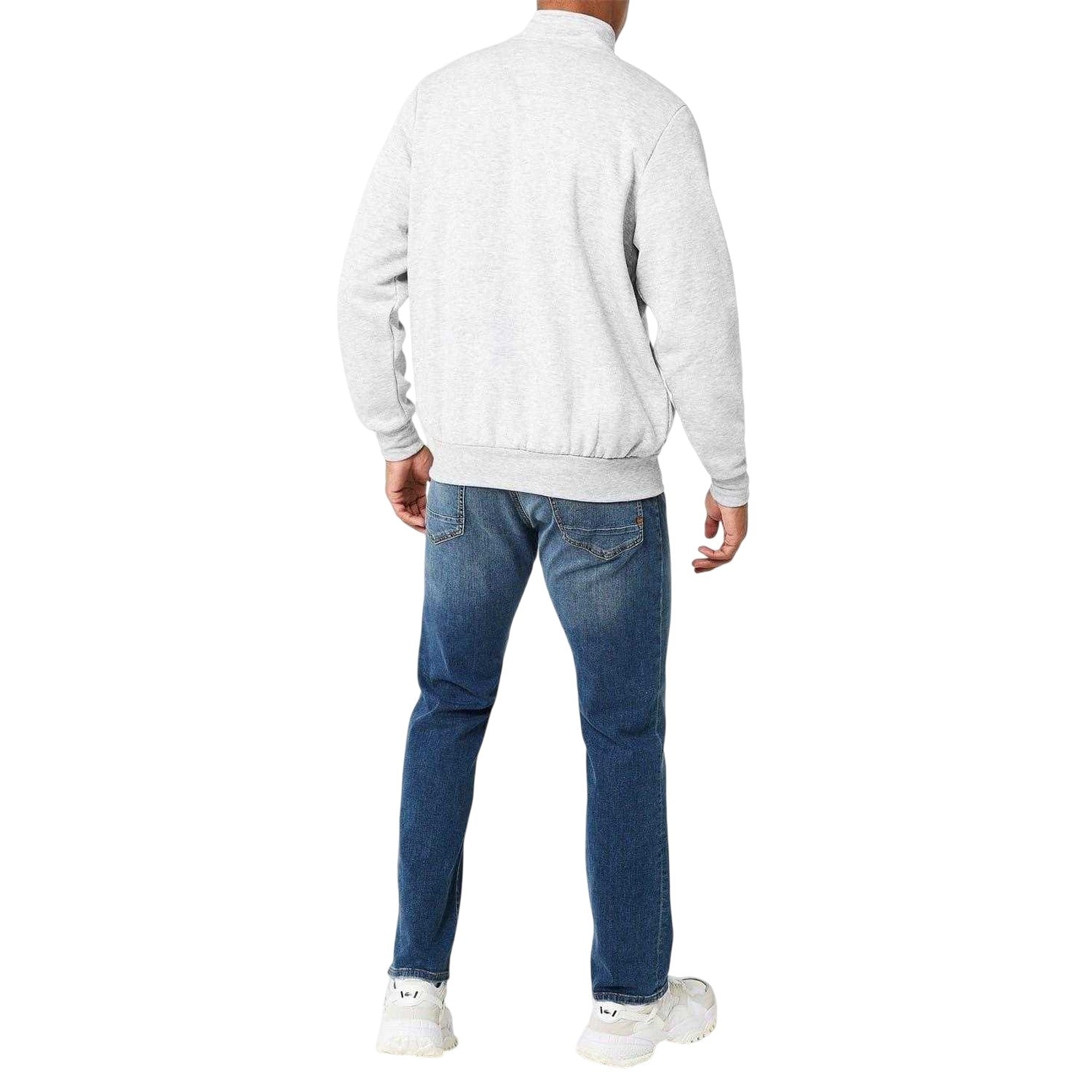 Grey Marl - Lifestyle - Slazenger Mens Logo Polycotton Full Zip Jacket