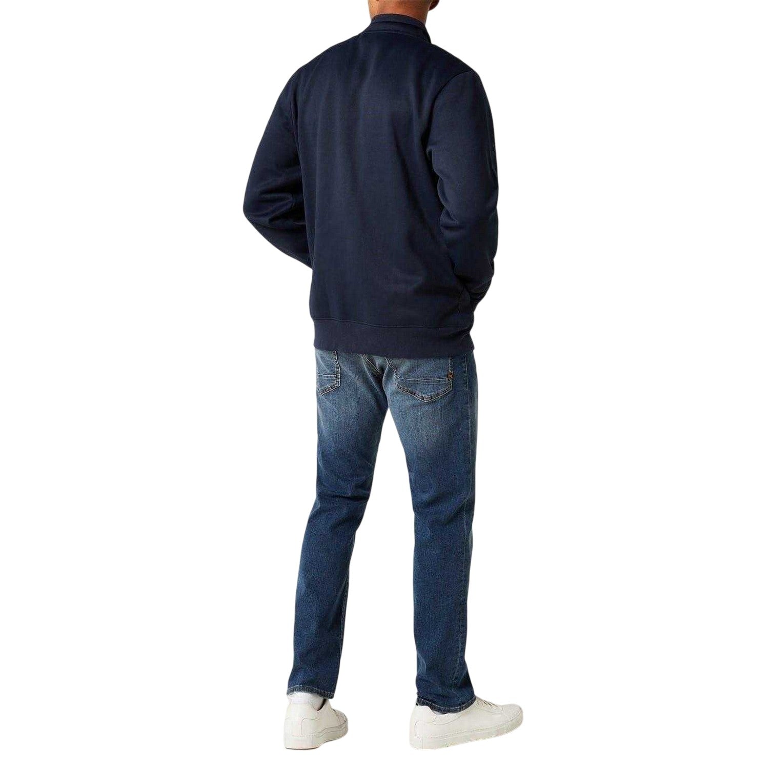 Navy - Lifestyle - Slazenger Mens Logo Polycotton Full Zip Jacket