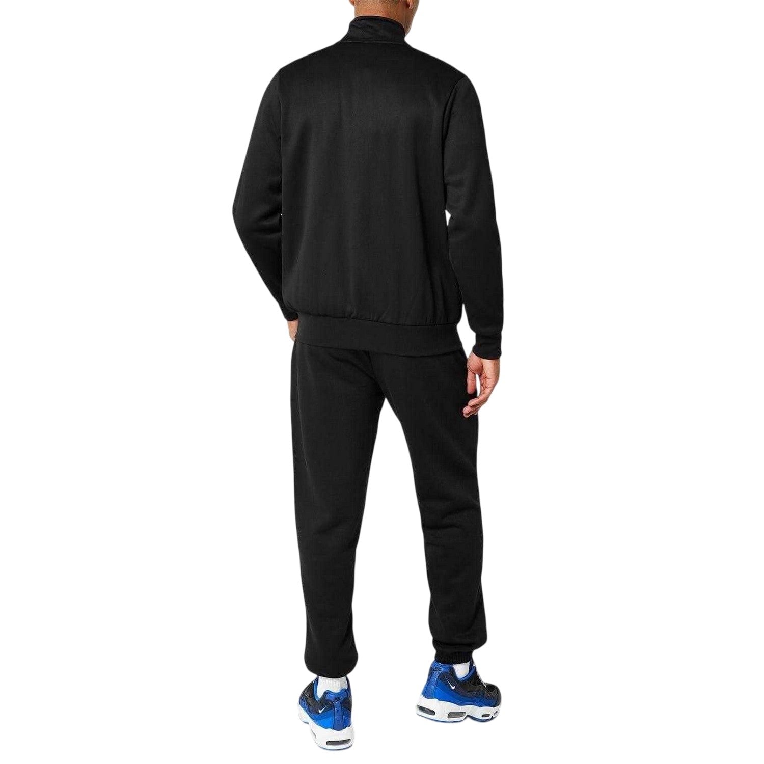 Black - Lifestyle - Slazenger Mens Logo Polycotton Full Zip Jacket