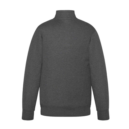 Charcoal Marl - Back - Slazenger Mens Logo Polycotton Full Zip Jacket