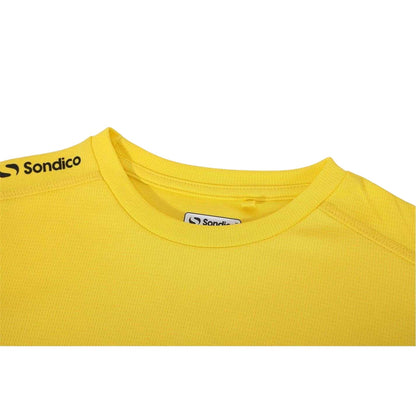 Yellow - Side - Sondico Childrens-Kids Core Long-Sleeved Goalkeeper Jersey