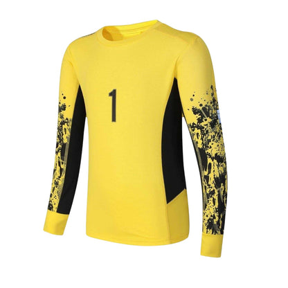 Yellow - Lifestyle - Sondico Childrens-Kids Core Long-Sleeved Goalkeeper Jersey