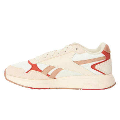 Chalk-Red - Back - Reebok Childrens-Kids Glide DMX Suede Trainers