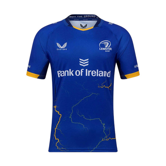Blue - Front - Castore Mens Leinster Rugby Home Jersey
