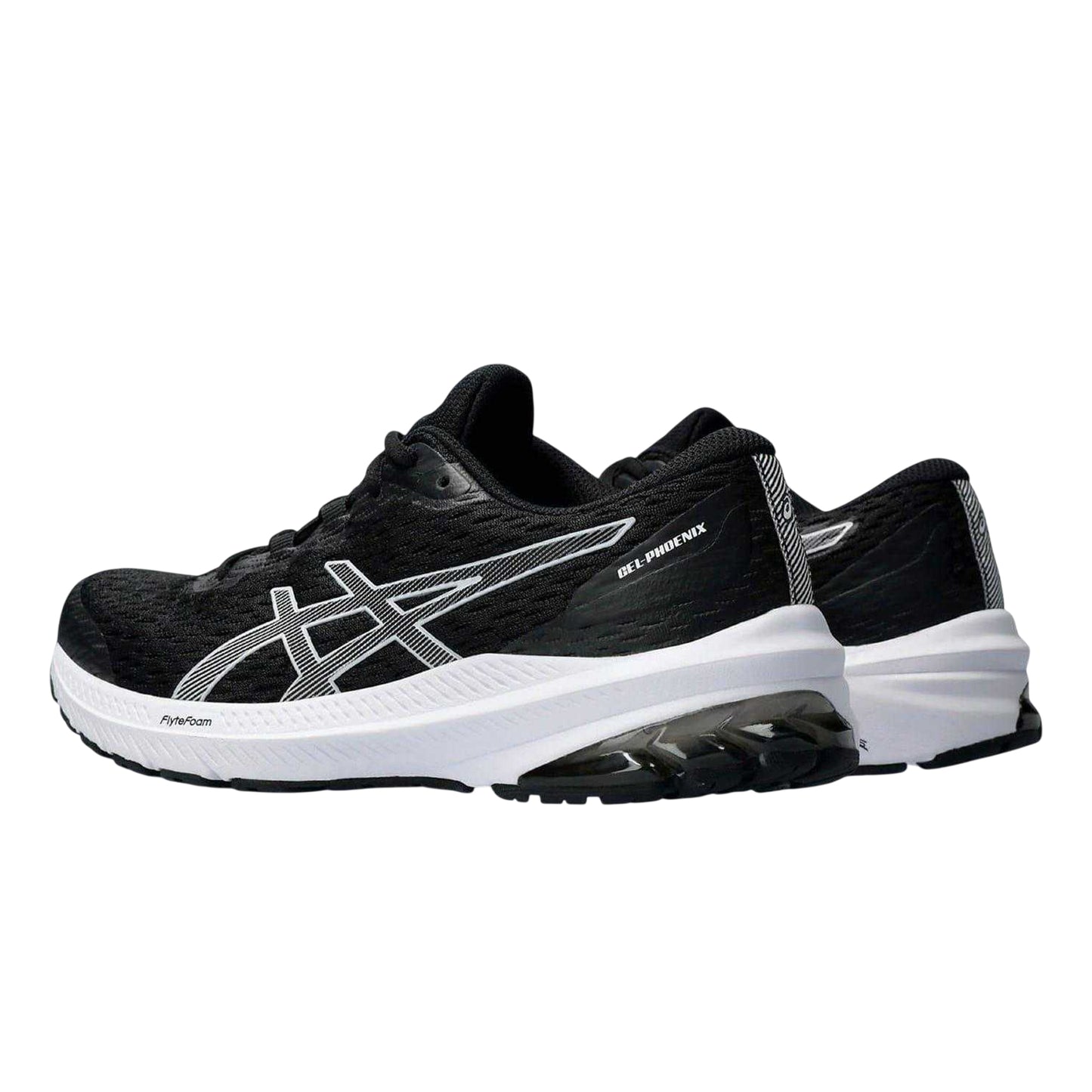 Black-White - Back - Asics Womens-Ladies Gel Phoenix 12 Running Shoes