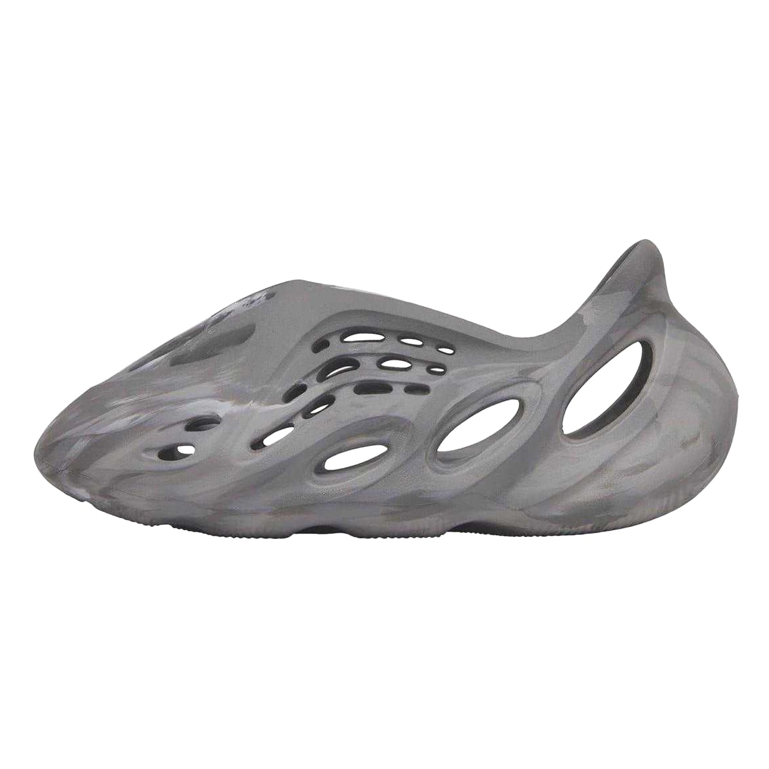 Grey - Back - Yeezy Mens Onyx Flat Shoes