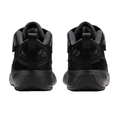 Triple Black - Back - Air Childrens-Kids Max Aura 7 Basketball Shoes