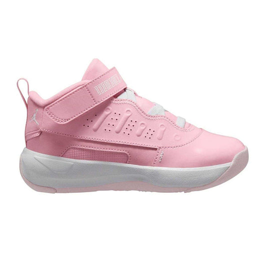 Soft Pink - Front - Nike Childrens-Kids Air Jordan Max Aura 7 Basketball Shoes