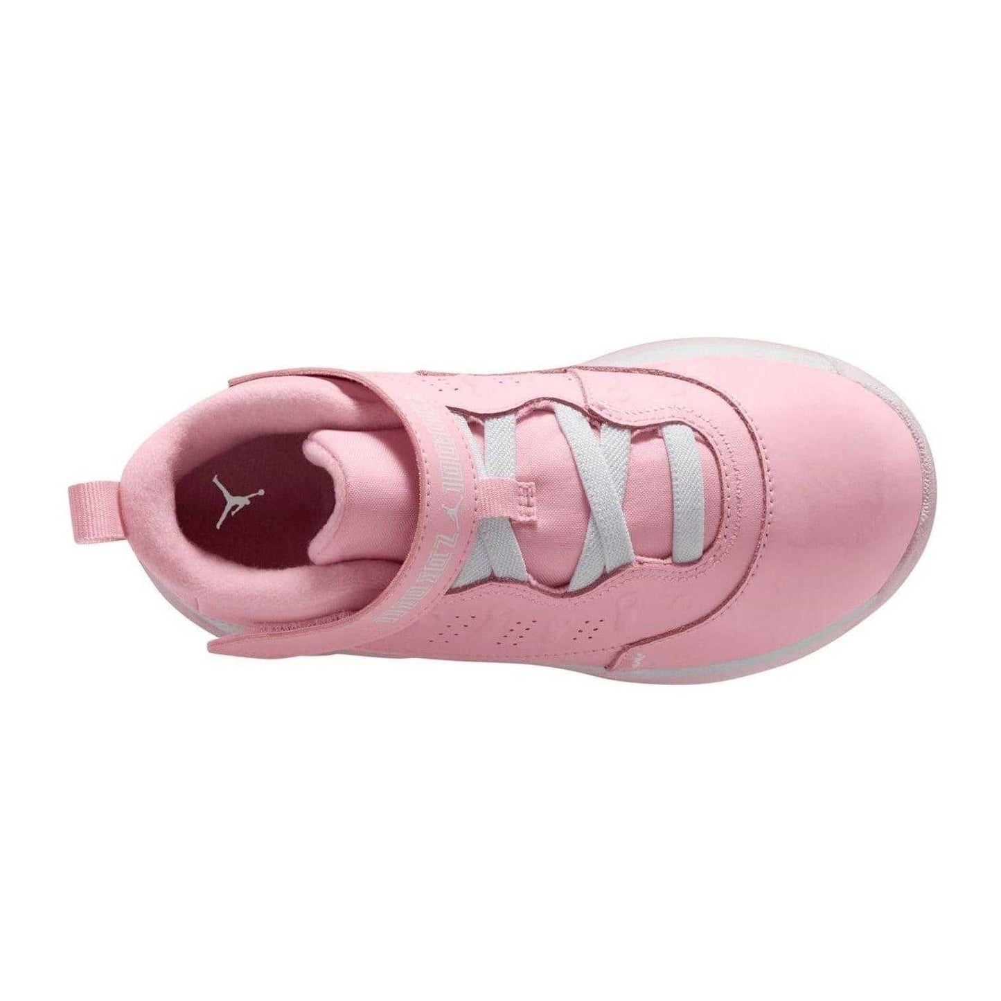 Soft Pink - Side - Air Childrens-Kids Max Aura 7 Basketball Shoes