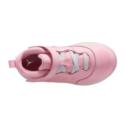 Soft Pink - Side - Nike Childrens-Kids Air Jordan Max Aura 7 Basketball Shoes