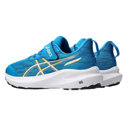 Aegean Blue-Twilight - Back - Asics Childrens-Kids GT-1000 14 Shoes