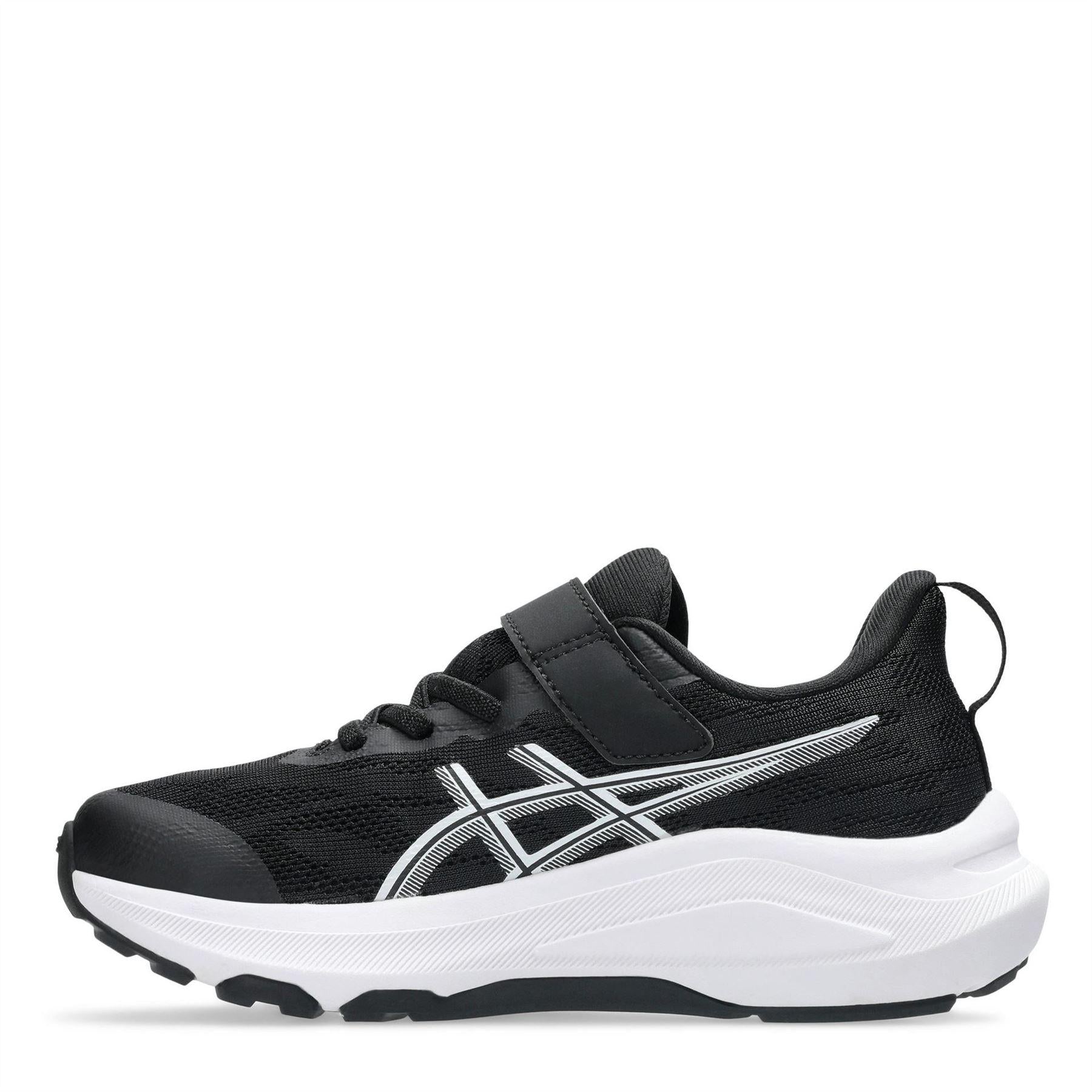 Black-Steel Grey - Close up - Asics Childrens-Kids GT-1000 14 Shoes