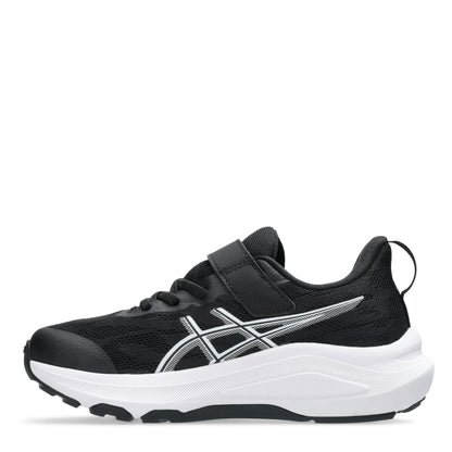Black-Steel Grey - Close up - Asics Childrens-Kids GT-1000 14 Shoes
