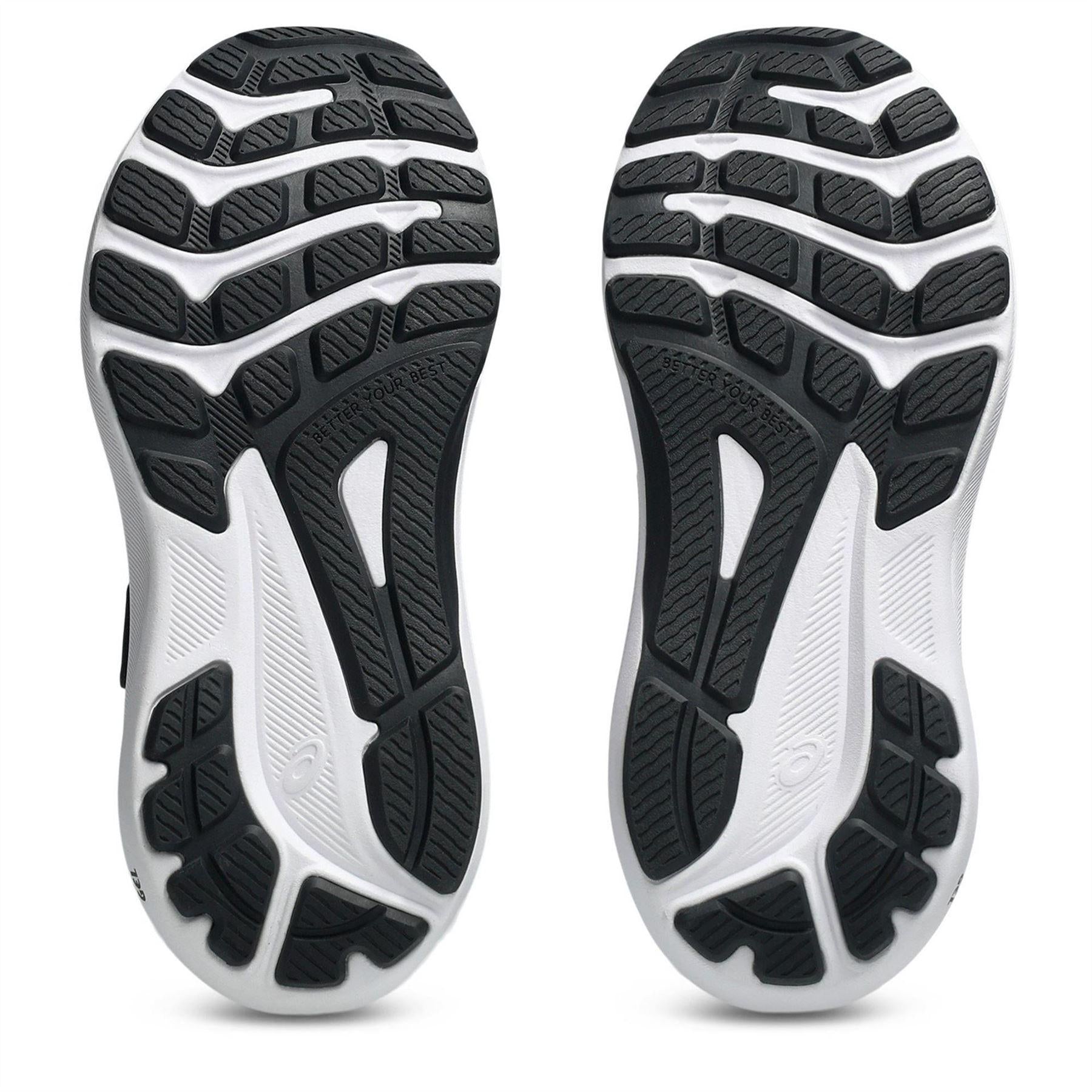Black-Steel Grey - Side - Asics Childrens-Kids GT-1000 14 Shoes