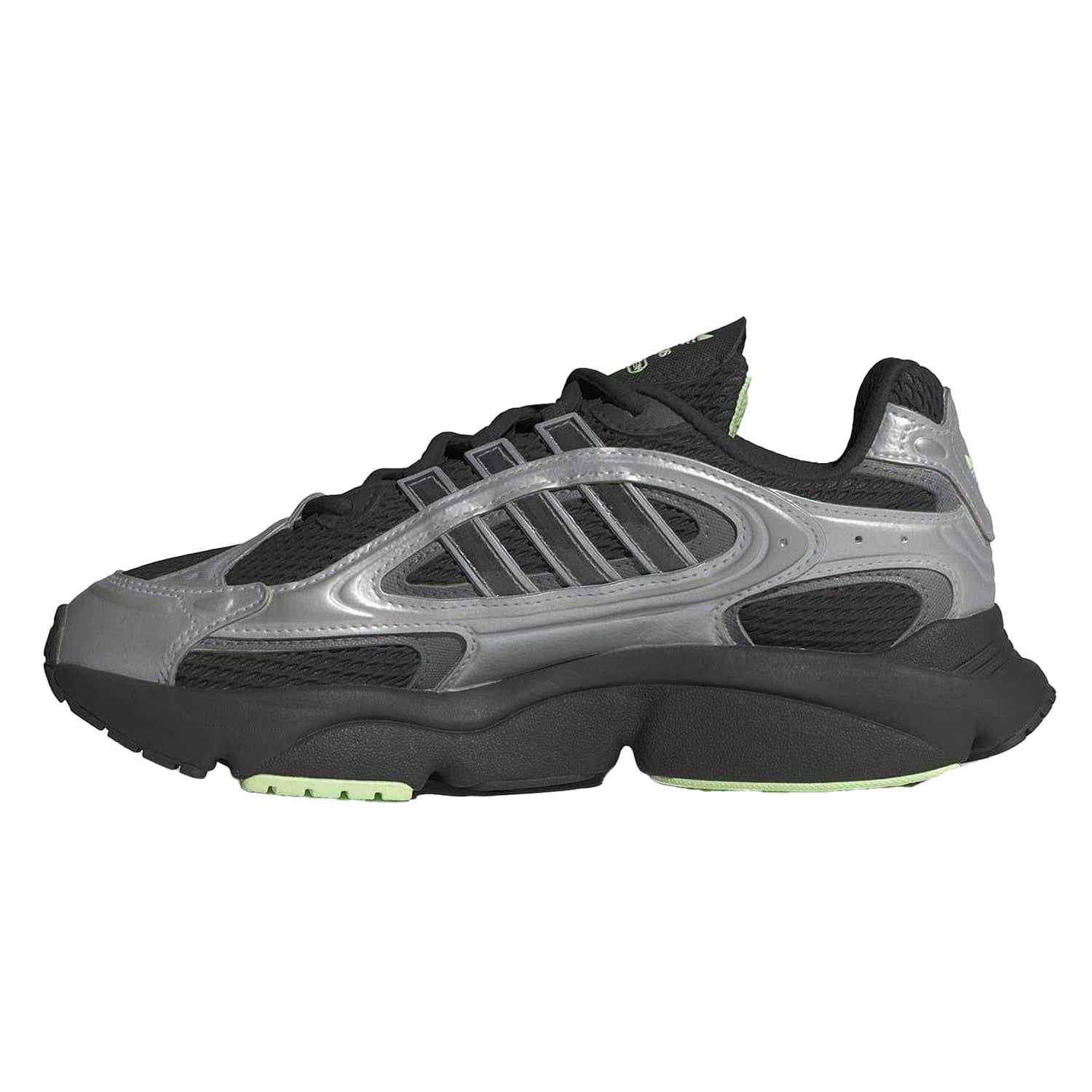 Carbon Black - Side - Adidas Womens-Ladies Ozmillen Trainers