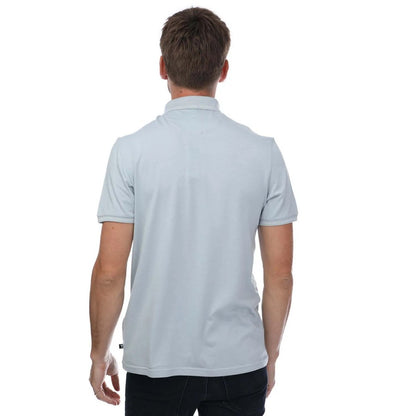 Grey - Back - Ted Baker Mens Tortila Striped Polo Shirt