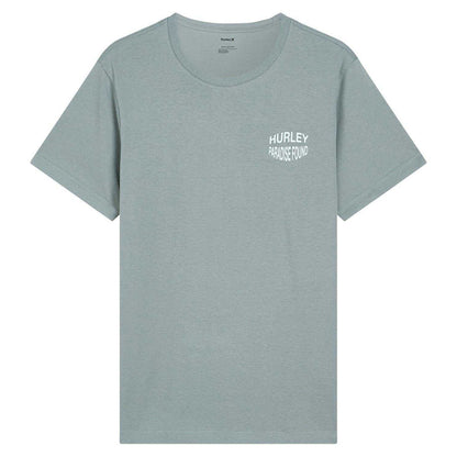 Grey-Blue - Front - Hurley Mens Paradise Found T-Shirt