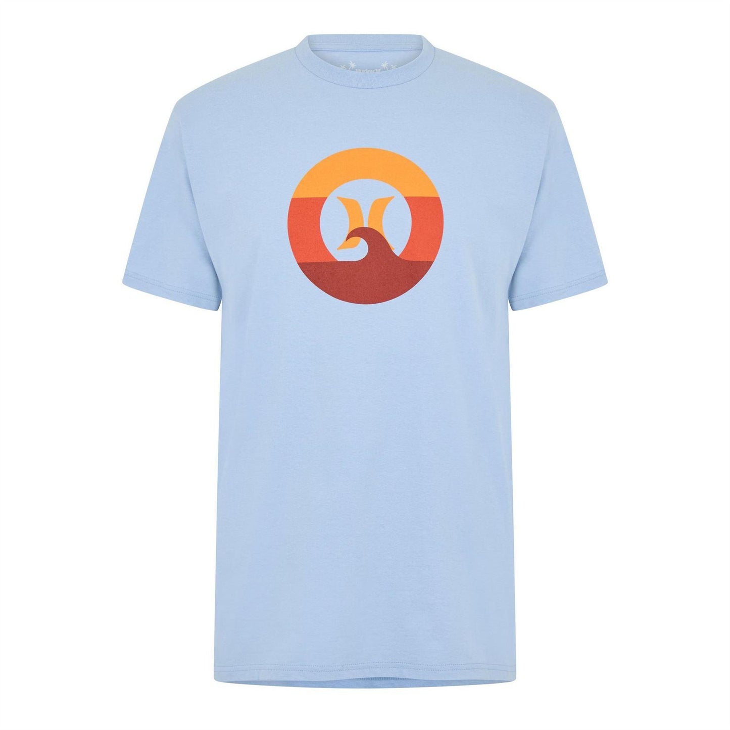 Grey - Front - Hurley Mens Wave T-Shirt
