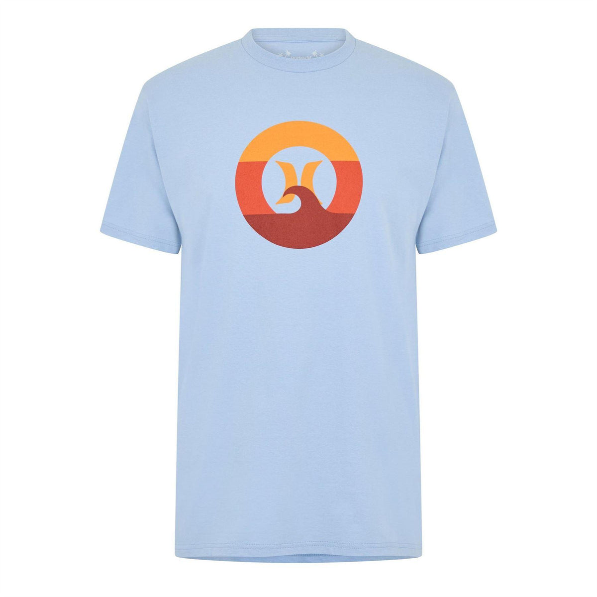 Grey - Front - Hurley Mens Wave T-Shirt