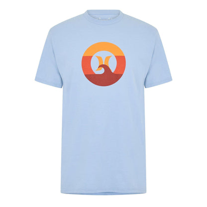 Grey - Front - Hurley Mens Wave T-Shirt