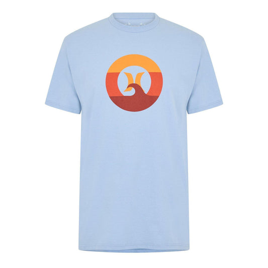Grey - Front - Hurley Mens Wave T-Shirt