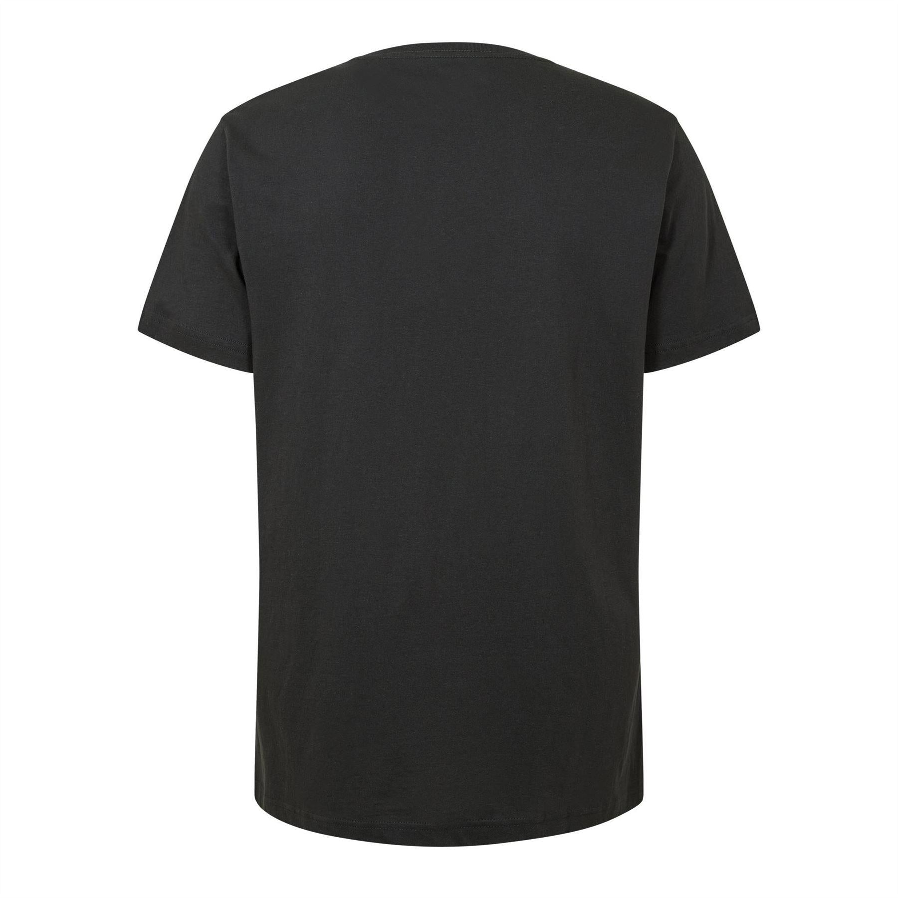 Black - Back - Hurley Mens Surf T-Shirt