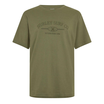 Green - Front - Hurley Mens Surf T-Shirt