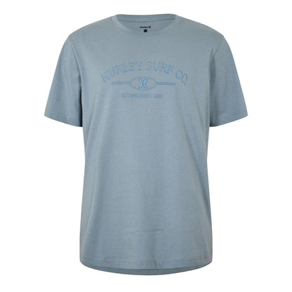 Grey - Front - Hurley Mens Surf T-Shirt