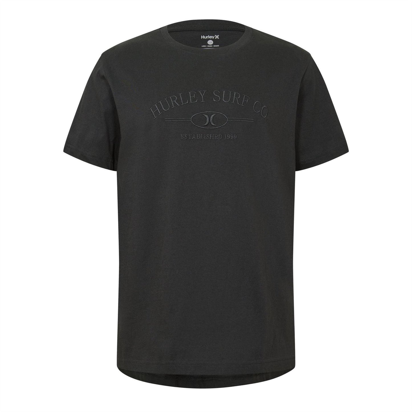 Black - Front - Hurley Mens Surf T-Shirt