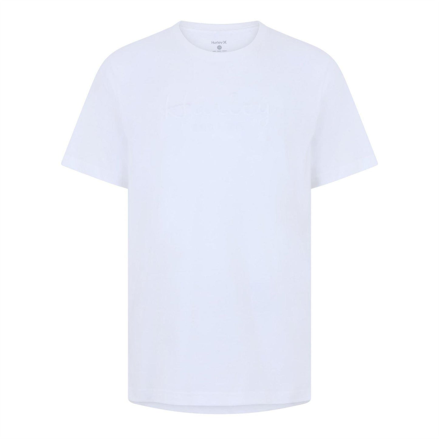White - Front - Hurley Mens Signature T-Shirt
