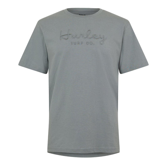 Grey - Front - Hurley Mens Signature T-Shirt