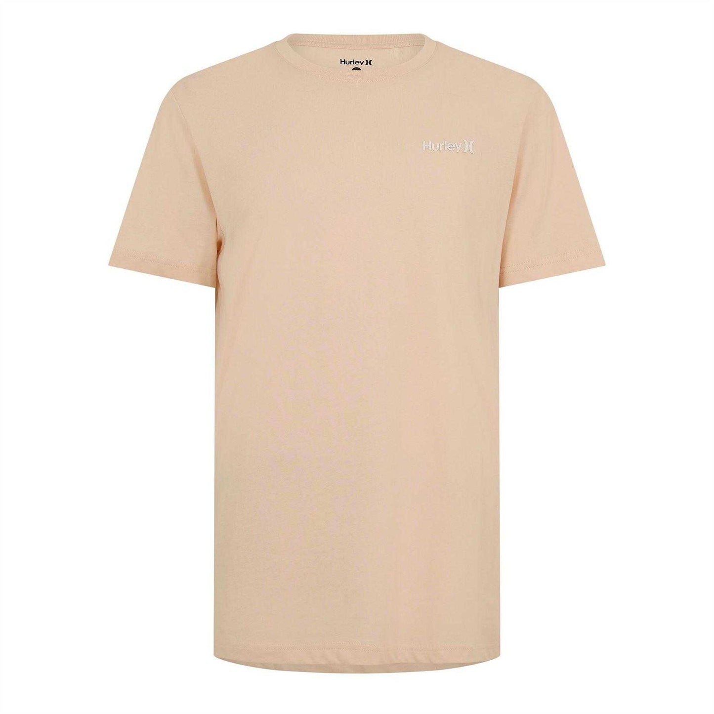 Pink - Front - Hurley Mens Logo T-Shirt