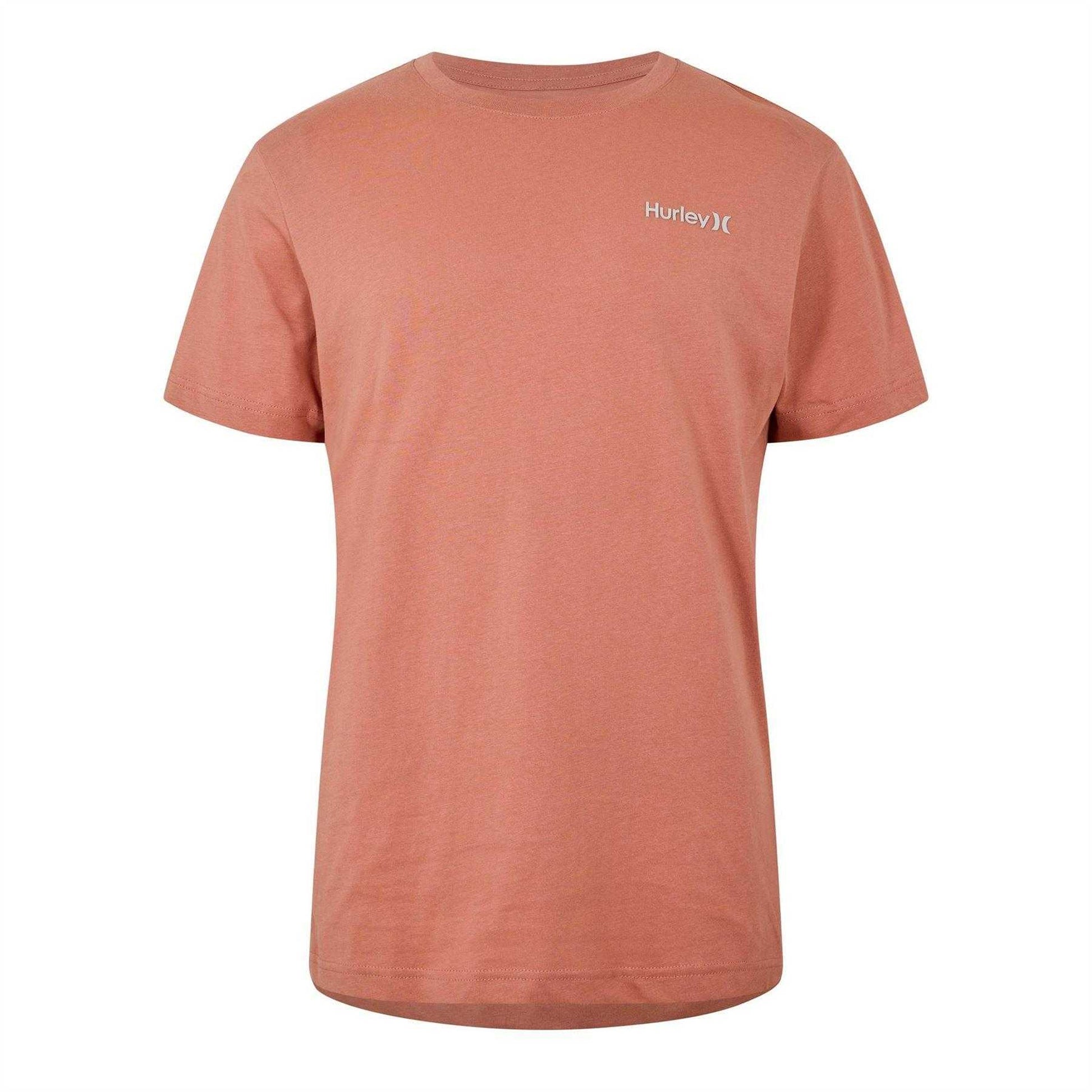 Red - Front - Hurley Mens Logo T-Shirt