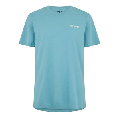 Teal - Front - Hurley Mens Logo T-Shirt