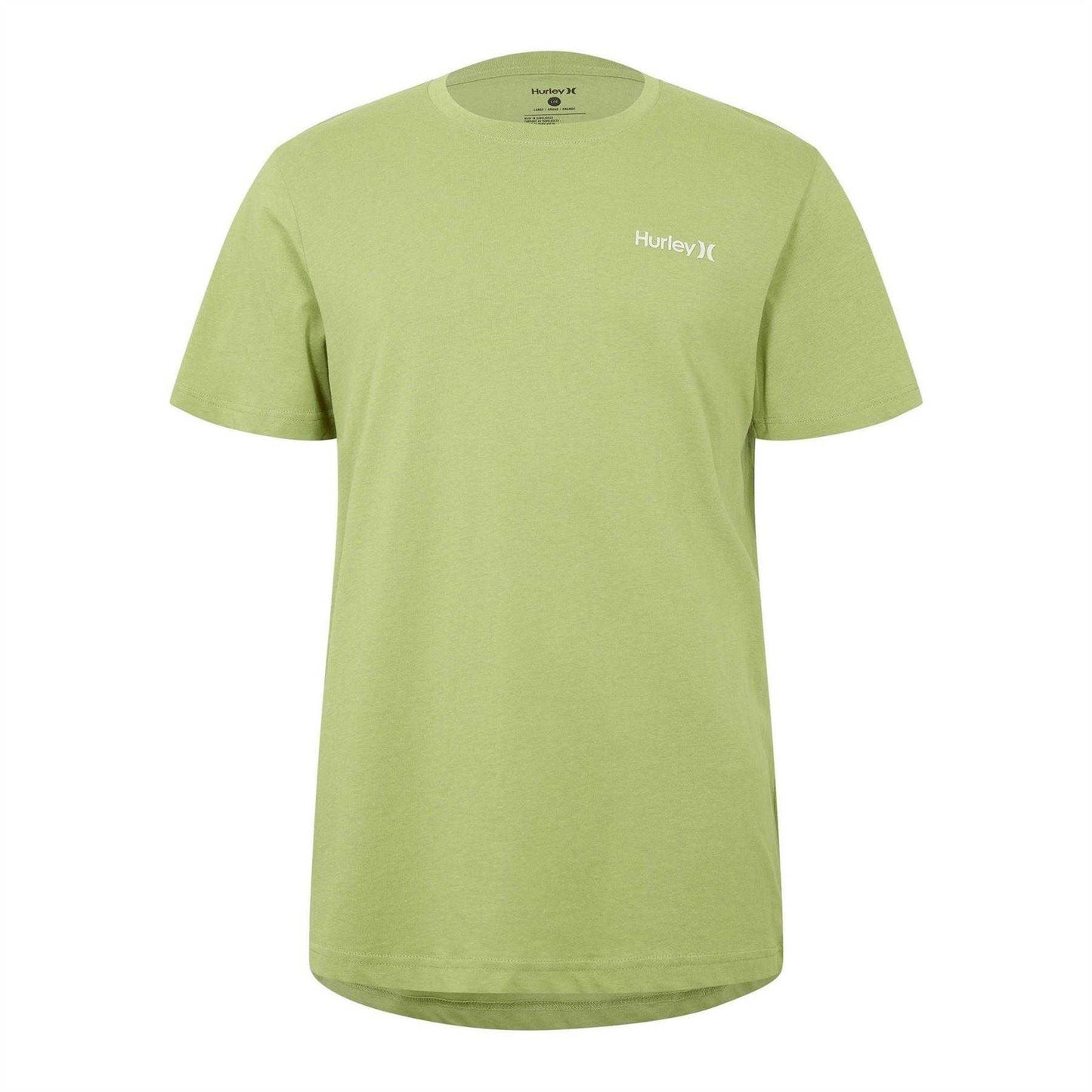 Green - Front - Hurley Mens Logo T-Shirt